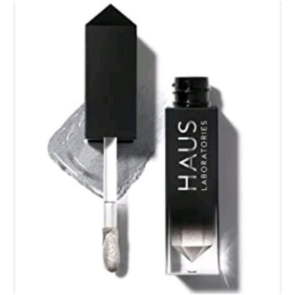 Haus Laboratories - Flash Liquid Shimmer powder By Lady Gaga Silver Grey - Picture 1 of 5